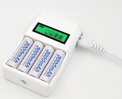 large  CHARGER BATTERY TORCH SUPER QUICK 1,2V 3